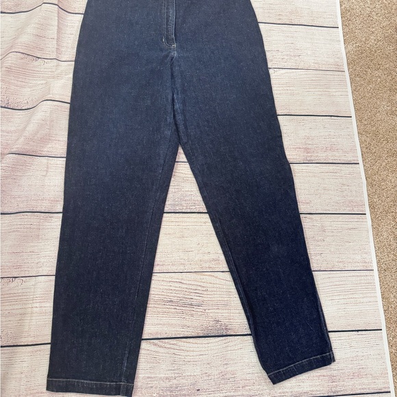 Jones of New York Soft Wide Leg Blue Denim Jeans Size 12 - Picture 3 of 7